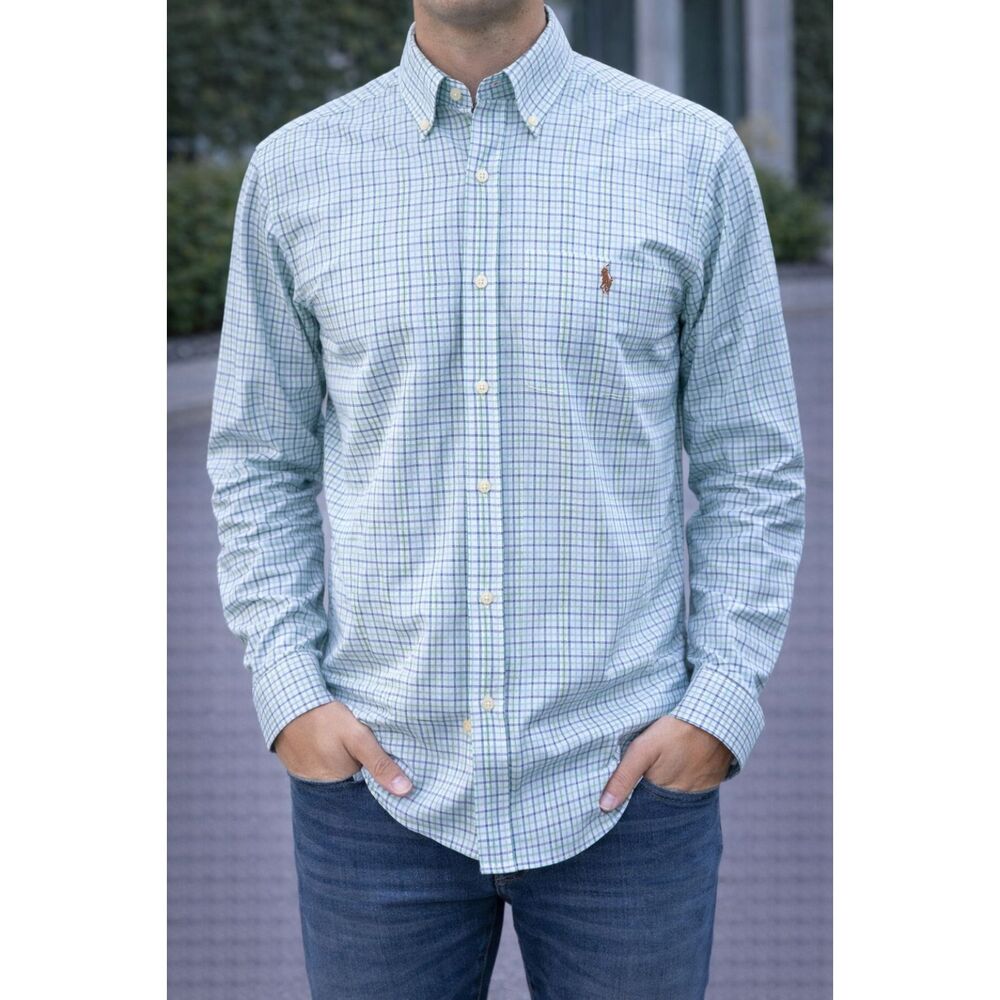 Ralph Lauren Button Down Shirt Classic Fit Long Sleeve XL